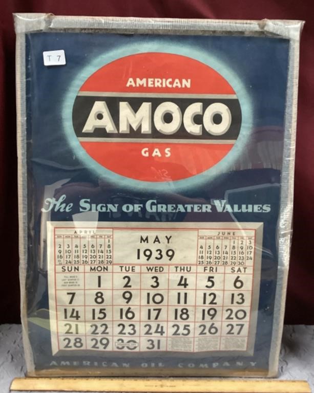 Vintage Amoco American Oil Co., May 1939 Calendar