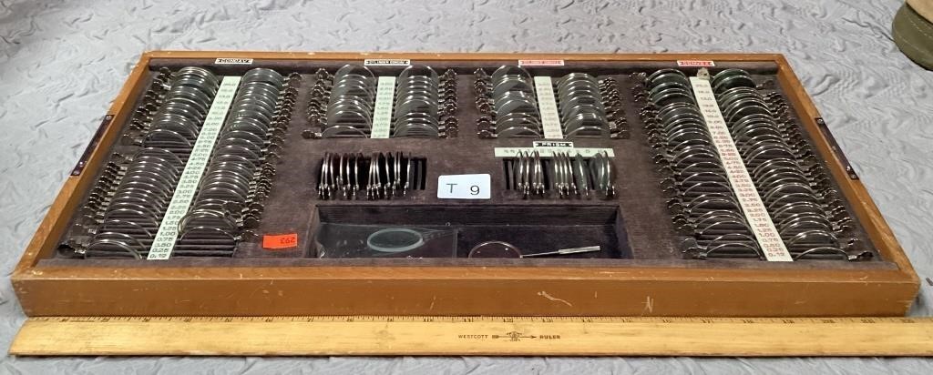 Vintage Optometrist Test Lens Kit