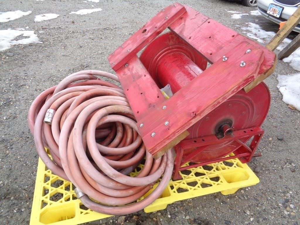 FIRE HOSE AND REEL
