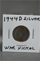 1944 D Silver War Nickel
