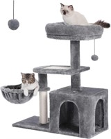 Plush Cat Tower With Large Cat Condo