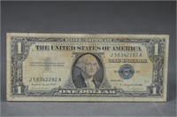 1957 A One Doller Silver Certificate
