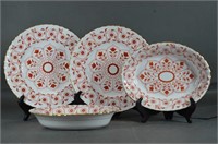 Derby China Rougemont Serving Dishes