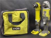 RYOBI P241 Angle Drill & P4221 Angle Grinder