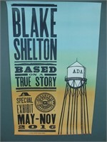 Blake Shelton Ad Poster