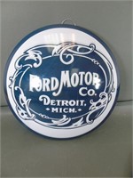 Ford Motor Co. Metal Button Sign