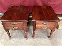 Nice Pair of Cherry End Tables