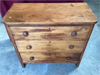 Antique Maple Dresser, Early 1900s