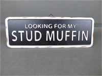 Metal Stud Muffin Sign