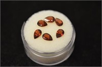 3.00 Ct. Pear Cut Garnet Gemstones