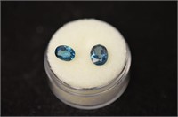 2.35 Ct. Oval Cut Sky Blue Topaz Gemstones
