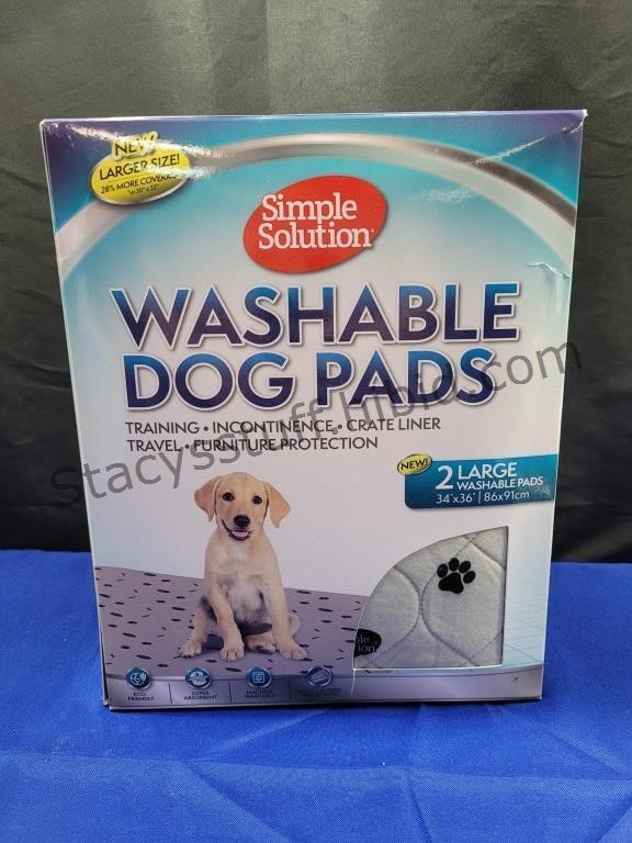 2 Washable Dog/Kennel Pads 34x36