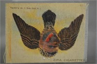 Zira Cigarette Card on Linen