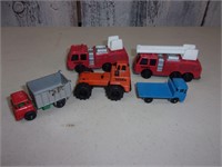 Vintage of 5 Construction Vehicles