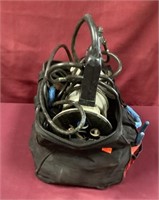 Tool Bag w/ Tools, Supplies & Porter Cable Router