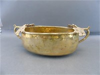 Solid Brass Deco Bowl