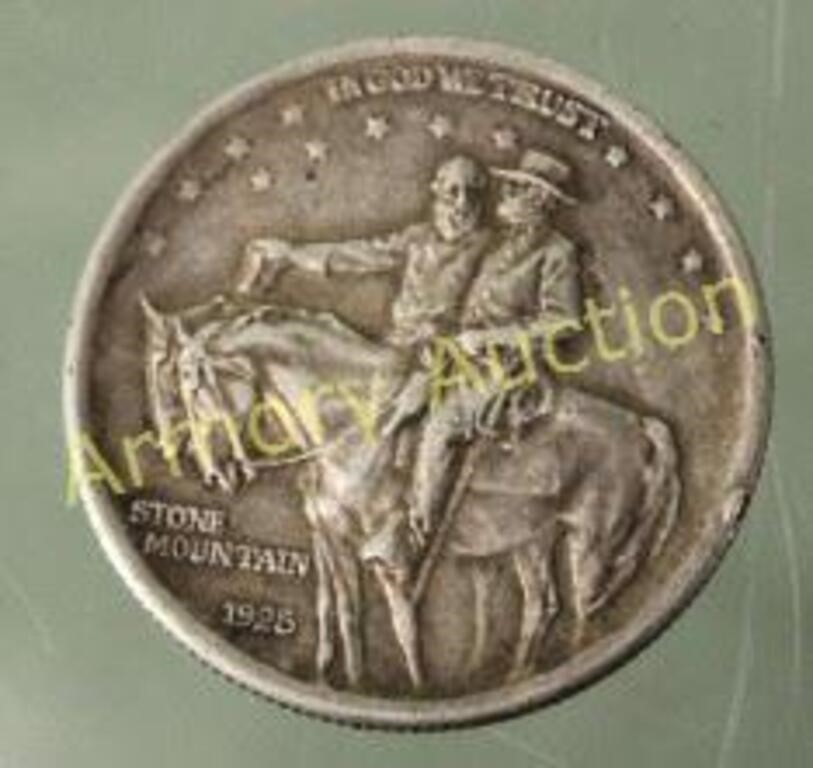 1925 STONE MOUNTAIN SILVER HALF DOLLAR