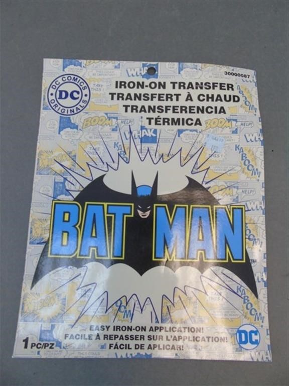 Bat-Man Iron on Transfer