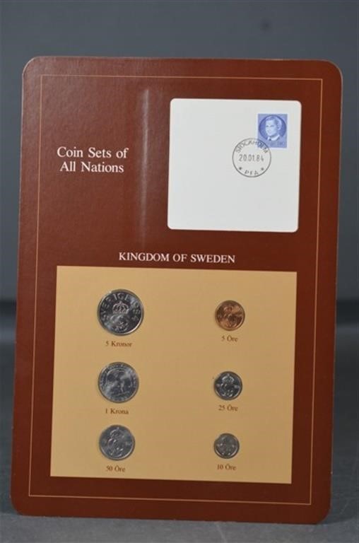 Sweden Mint Set with Stamp