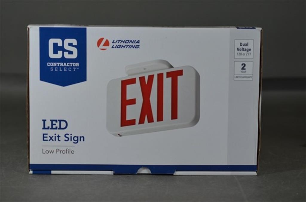 New Lighted Exit Sign
