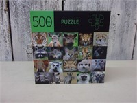 500pc Puzzle - Wild Animals - NEW