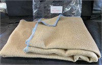 Wool Hand Boarded Blanket