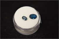 1.95 Ct. Oval Cut Sky Blue Topaz Gemstones