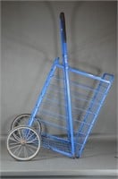 Metal Cart on Wheels