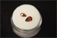 1.20 Ct. Pear Cut Garnet Gemstones