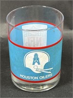 Houston Oilers NFL Glass