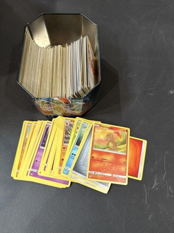 Pokemon Tin with Random Cards
These cards did