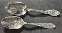 2 Sterling Sov. Spoons (1 Syracuse)