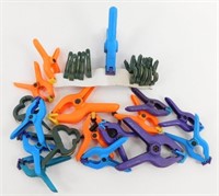 Box of Small Spring Clamps
