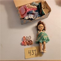 Old Ginny Doll with Clothes/Shoes