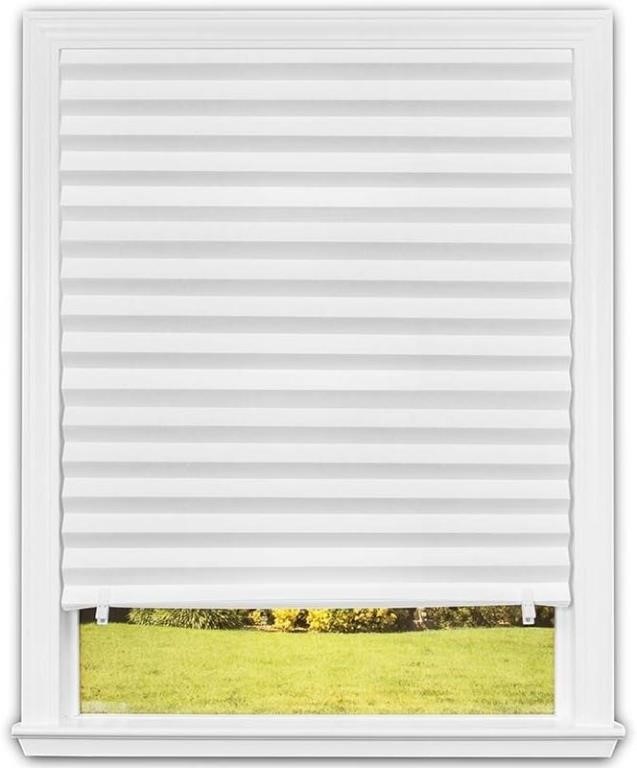 Redi Shade Filtering Pleated Paper Shade White