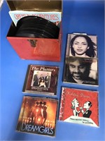 Several CDs + Large Collection of 45 Records