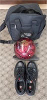Storm Bowling Ball & Shoes w/Bag