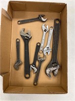 Flat of crescent wrenches