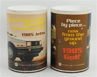 (2) 1985 Promo Puzzles for Volkswagen Cars
