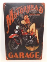 Motorhead Garage Tin Sign