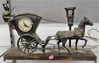 Horse & Buggy Clock