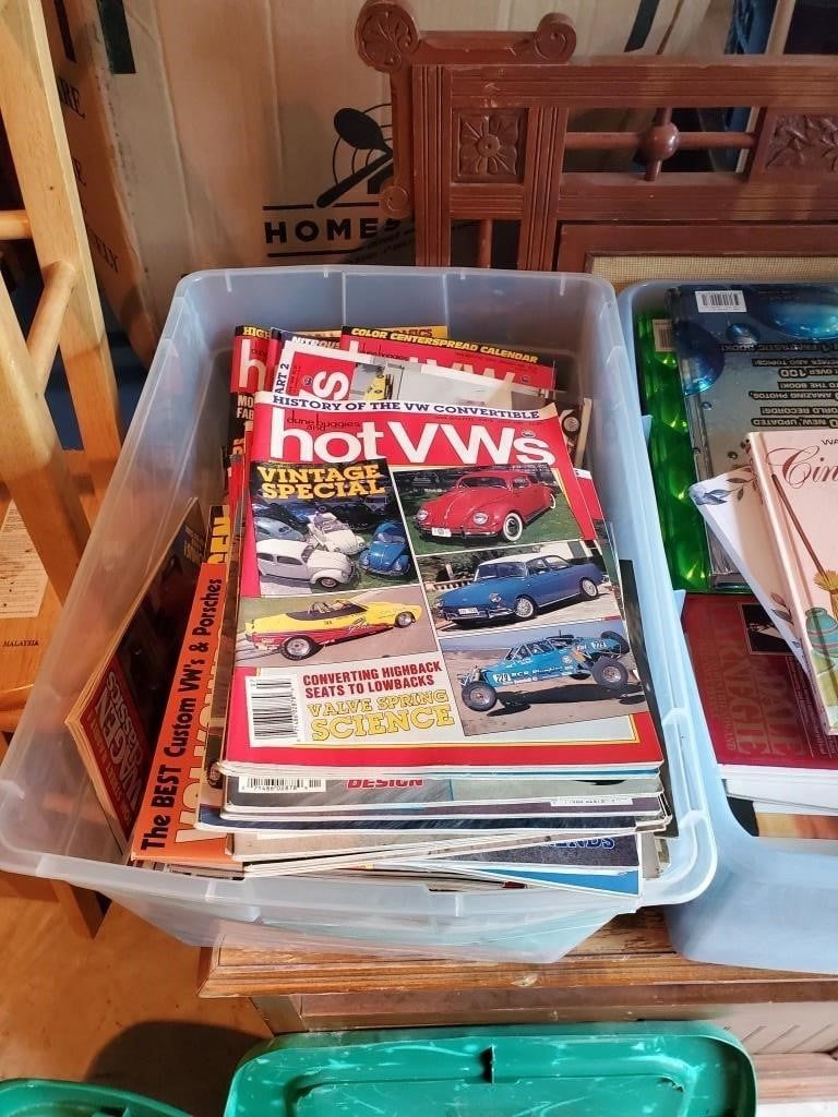 Tote of Car magazines & Southern Living