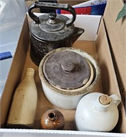 Stoneware & Tea Pot