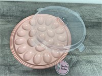 Cute plastic deviled egg tray