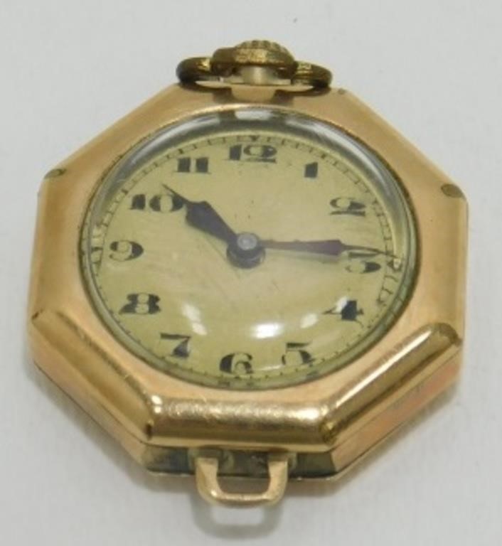 Antique 1900 Ladies Pocket Pendant Watch - Open