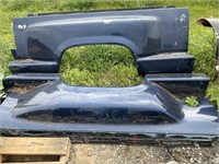 Fiberglass left and right truck bed sides