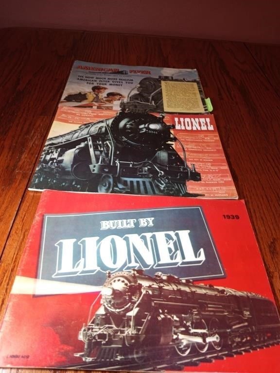 Early Lionel & American Flyer Catalogs