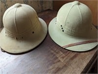 WWII PITH HELMUTS