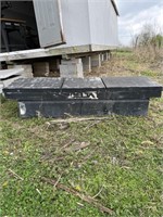 Delta truck bed tool box. 5f 10 1/2 l by 21in