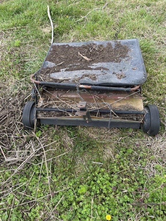 Yard sweeper. Unknown working condition